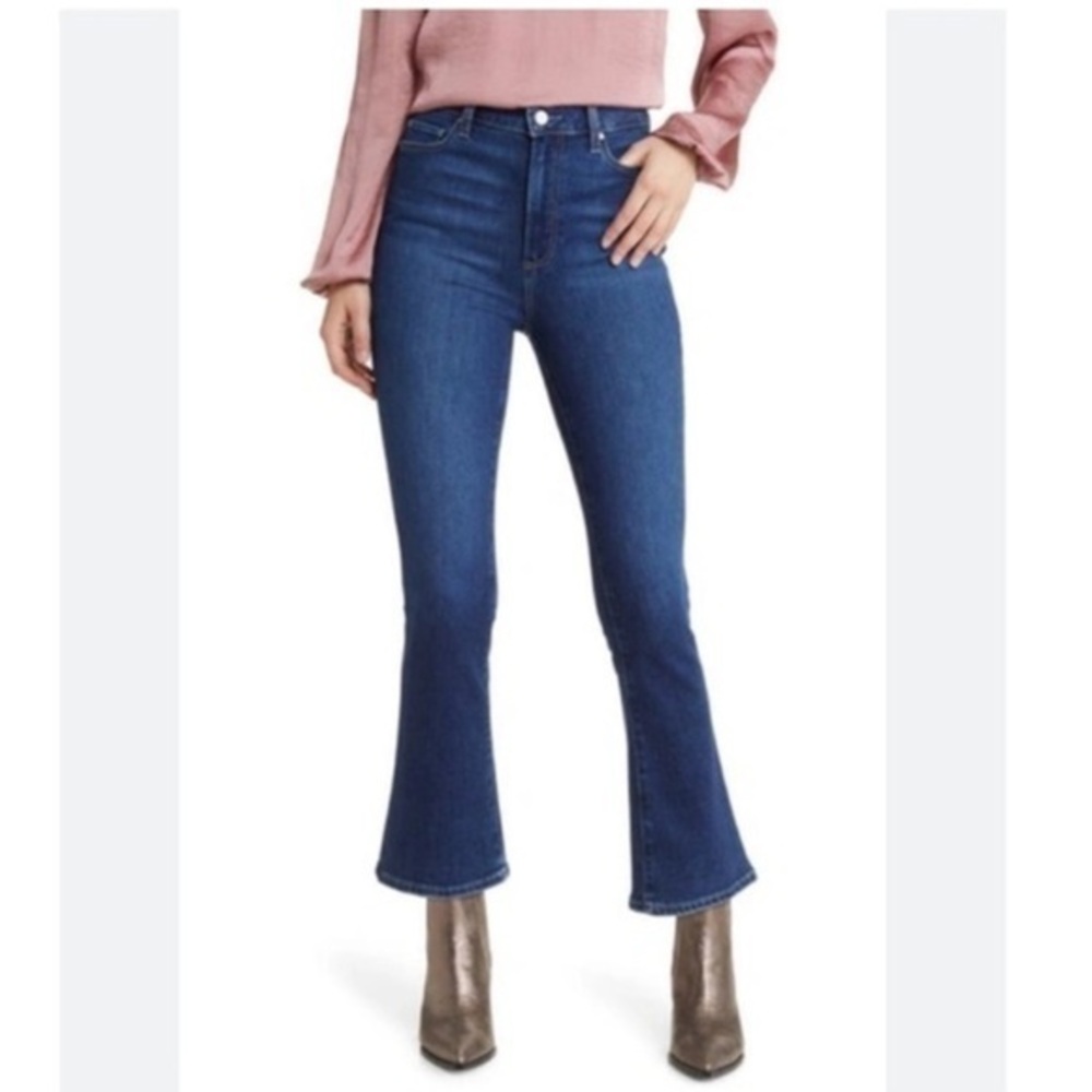 Paige Jeans Claudine High Rise Ankle Flare in Beach Break